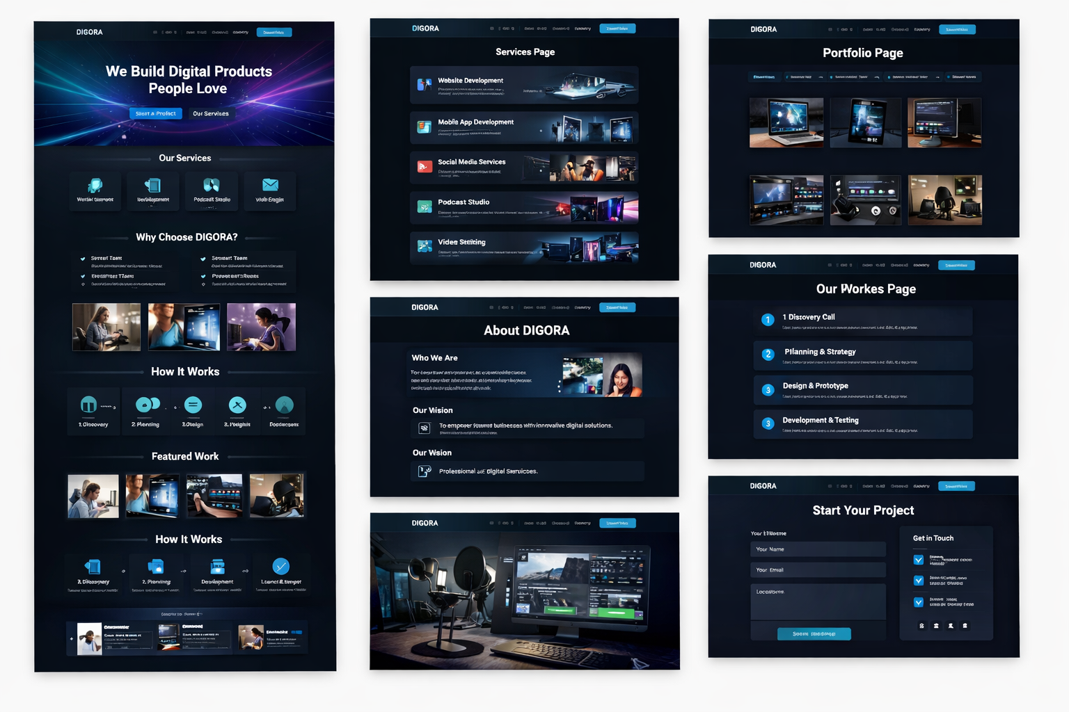 Podcast studio project